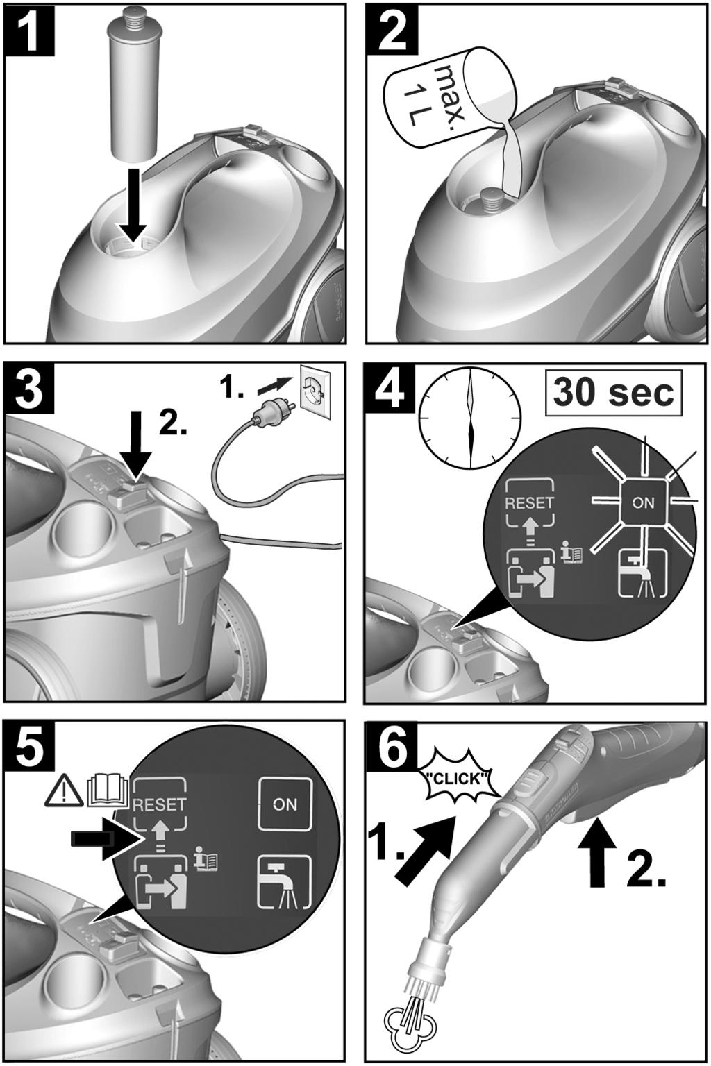 DE Kurzanleitung EN Quick reference FR Instructions abrégées IT In sintesi NL Korte handleiding ES Descripción breve PT Instruções resumidas DA Kort brugsanvisning NO Kortveiledning SV Snabbguide FI