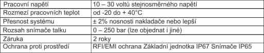 LIFTALERT GRAVEX RDS LIFTALERT monitor zatížení s varováním při přiblížení k mezi převržení GRAVEX RDS LIFTALERT je systém, který se velmi snadno používá.