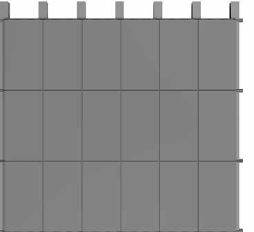.0 Směr montáže Montáž fasády obvykle začíná rohovým fasádovým prvkem Qbiss One B na samotném kraji stavby (obr. 6.). Pokud ještě nejsou rohové prvky k dispozici (např.