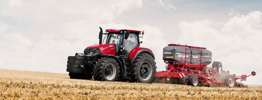 PRODUKTIVNÍ A VŠESTRANNÝ Navržen pro práci s každým strojem. Všestrannost a produktivita jsou základními principy traktorů Optum CVX.