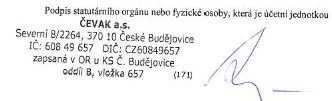 ČEVAK a.s. Příloha účetní závěrky (nekonsolidovaná) Rok končící 30. září 2016 (v tisících Kč) 25. Výzkum a vývoj V období od 1. 10. 2015 do 30. 9.