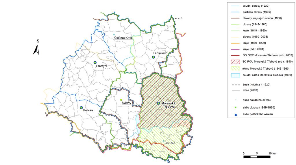 Mapa 40 Moravská Třebová Zdroj: Burda, Janoušek (2013) Tomáš