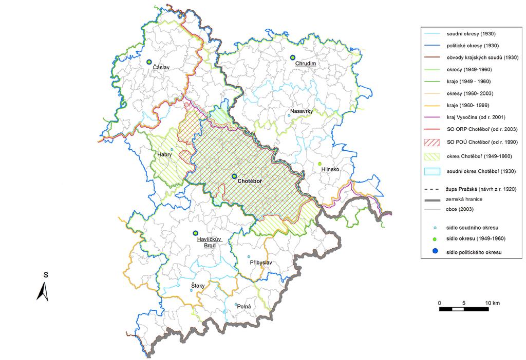 Mapa 45 Chotěboř Zdroj: Burda, Janoušek (2013) Tomáš Burda