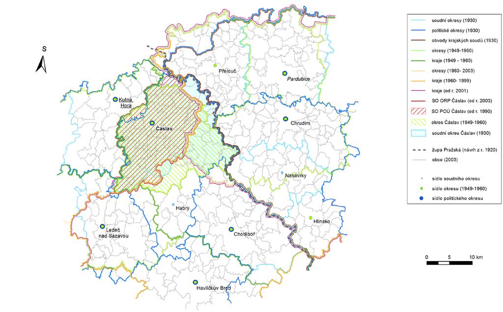 Mapa 18 Čáslav Zdroj: Burda, Janoušek (2013) Tomáš Burda