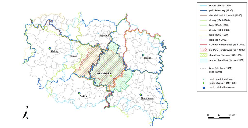 Mapa 25 Horažďovice Zdroj: Burda, Janoušek (2013) Tomáš