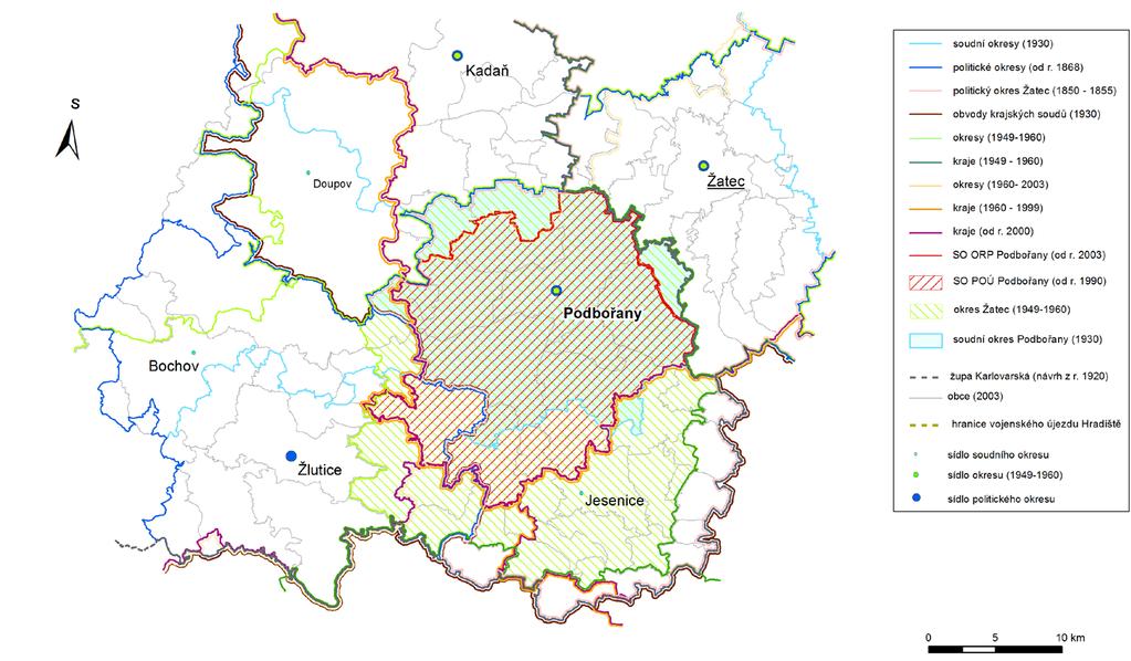 Mapa 30 Podbořany Zdroj: Burda, Janoušek (2013) Tomáš