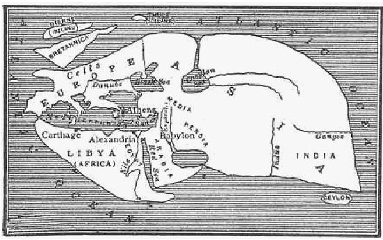 Historie map Starověk Eratosthenova