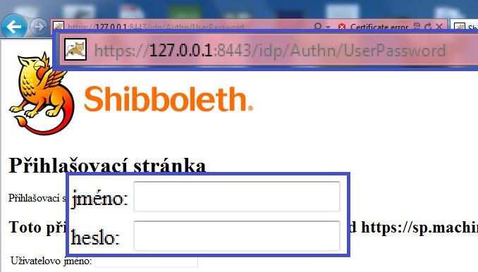 Pokud se přihlásí úspěšně, poskytovatel identit ho přesměruje zpět na původní stránku, ze