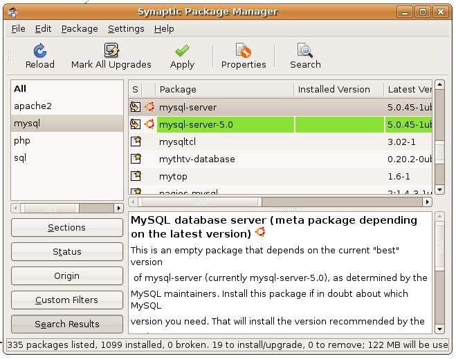 Obr. 3.4: MySQL-server5. Obr. 3.5: Heslo k SQL.