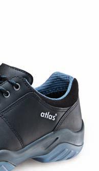 Obuv Atlas / Atlas footwear SL46 BLUE ESD S1 2125 034 800 00 CZ / Svrchní materiál SPORTLINE, hliníková tužinka alu-tec, ochrana proti okopu zesílněná uhlíkovým vláknem, suchý zip, funkční podšívka