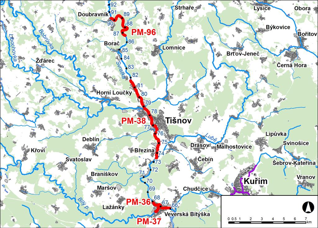 Tvorba map povodňového nebezpečí a povodňových rizik v oblasti povodí Moravy a v oblasti povodí Dyje 1.