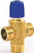 NOVAMIX STANDARD TERMOSTATICKÝ SMĚŠOVACÍ VENTIL VÝHODY Konstantní teplota užitkové vody v místě odběru Automatická funkce bez pomocné energie Plynulé nastavení požadované teploty vody ve dvou