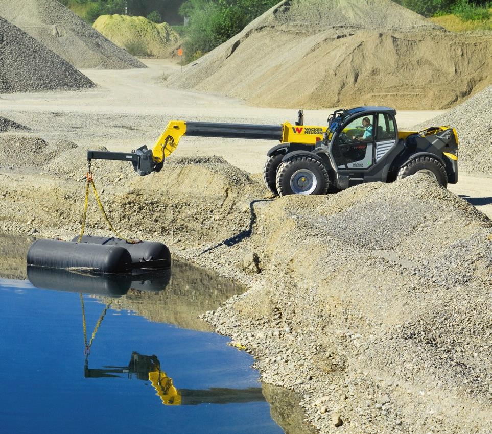 Teleskopické nakladače Wacker Neuson neslouží pouze ke zvedání