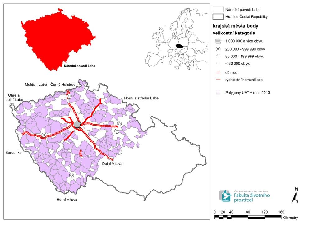 Vyhodnocení vlivu provádění Národního plánu povodí Labe na životní prostředí Informace o současném stavu životního prostředí v dotčeném území Obrázek č.