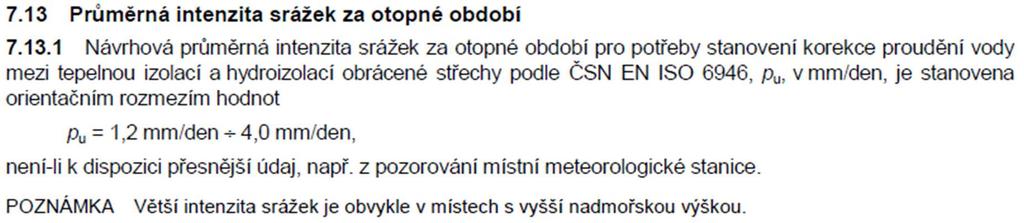 Korekce součinitele prostupu tepla vlivem