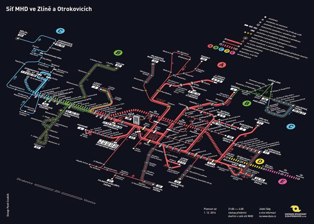 Nabídka městské hromadné dopravy je v běžném pracovním dni zabezpečena 13 trolejbusovými linkami a 13 autobusovými linkami.