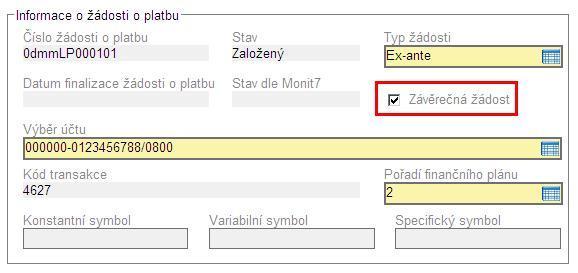 2) Předpokládané výdaje V této části bude pro CzechPOINT ve všech polích