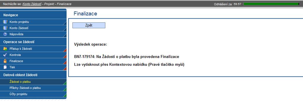 V průběhu automatického přenosu ŽoP do IS Monit7+ je možné, že se bude