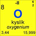 Kyslík - O Základní biogenní prvek Nejrozšířenější prvek zemské kůry a hydrosféry Většina kyslíku vázána ve sloučeninách (voda a kyslíkaté horniny