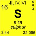 Síra - S Biogenní prvek Nezbytným zdrojem jsou AMK methionin a cystein V potravinách v mnoha kovalentních sloučeninách