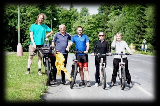 Turisty i místními hojně využívané odpočinkové a relaxační místo jsme doplnili cyklotrenažérem a našimi elektrokoly.