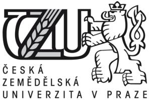 Česká zemědělská univerzita v Praze Fakulta agrobiologie, potravinových a přírodních zdrojů Katedra pedologie a ochrany půd Metodika pro hodnocení půdních vlastností pomocí magnetické susceptibility