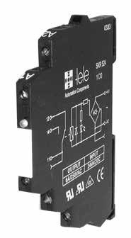 SKR Pomocná vazební relé Pomocná relé pro oddělení V/V 1 přepínací kontakt 6 A Šířka 6,2 mm na lištu DIN 35 mm Optická indikace sepnutí a ochranná dioda Příslušenství Spínaný obvod Obecně Mechanická