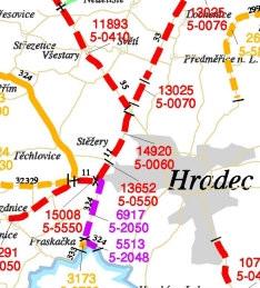 2000 sítací místo období celkem vozidel sítací místo 5 4496 mezi obcemi Roudnice a Nechanice komunikace.323 sítací místo 5 0050 u obce Urbanice komunikace. I/11 24 hod 1 342 24 hod. 13 291 Obrázek.