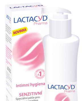 LACTACYD PHARMA SENZITIVNÍ Kompletní sortiment intimní péče pro ženy v každé fázi