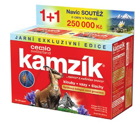 Vitamin C je důležitý pro správnou tvorbu kolagenu v kloubních chrupavkách!