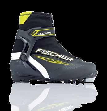 S40014 Sizes 35-43 Sole Xcelerator Bootflex soft Junior Fit Concept, Hinged Polymer Cuff, Thermo Fit, Extended Fit System, Velcro Strap, Injected Exterior Heel Cap, Fischer Speed Lock System, Sealed
