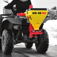 Rozmetadlo pro zimní údržbu WD 40 M2 Malé rozmetadlo WD 40 M2 je koncipováno k použití pro soukromé a hobby uživatele.