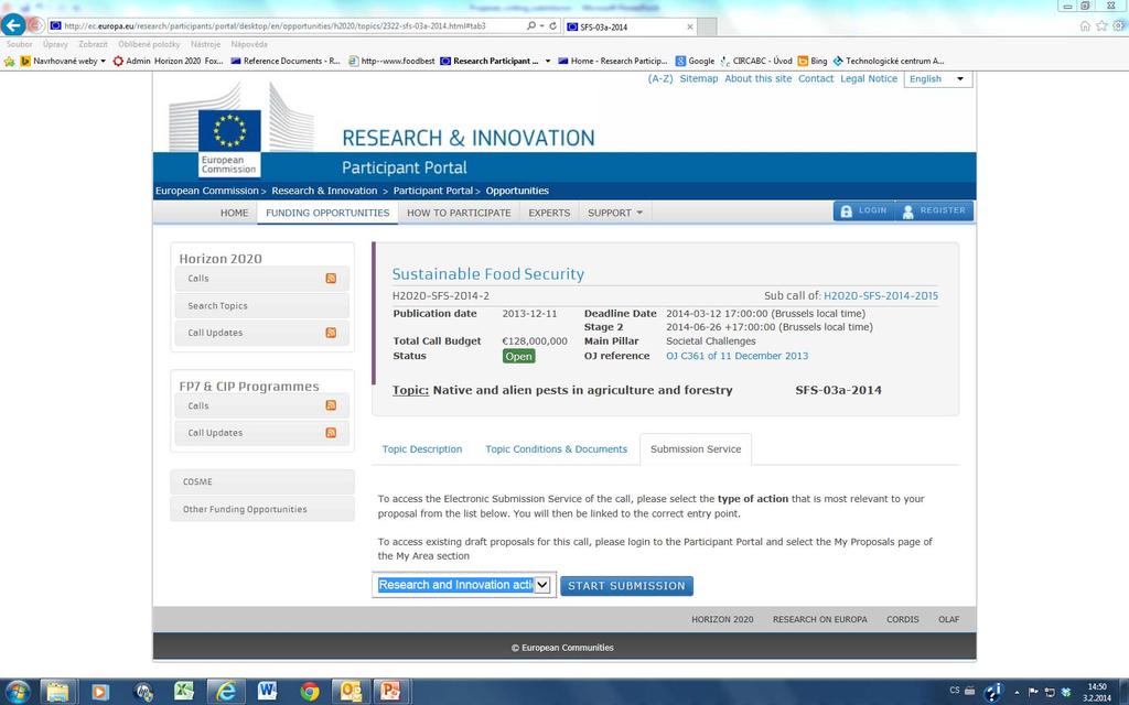 Access to Proposal Submission