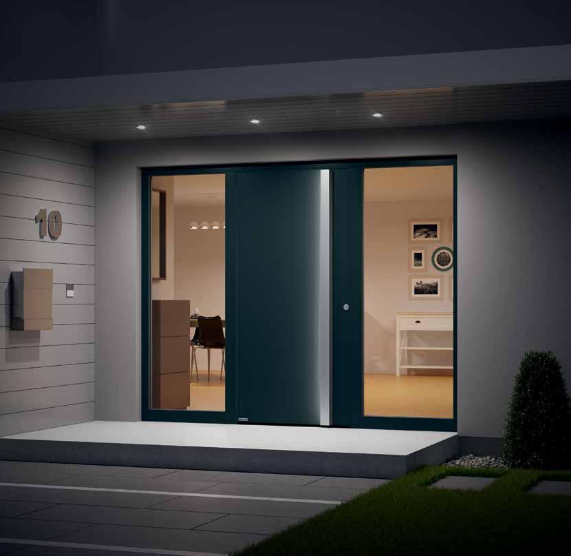 Hodnota UD až 0,47 RC 3 W/(m² K) Certifikovaná bezpečnost Standardně u domovních dveří