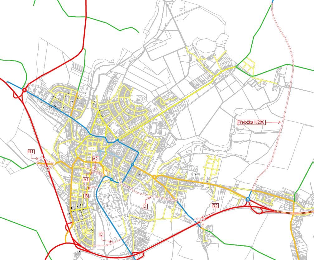 Obrázek 6 Výhledové dopravní stavby CITYPLAN spol. s r. o., Jindřišská 17, 110 00 Praha 1, www.cityplan.