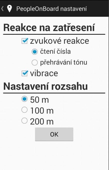 Testování Testování 1: Vzhledem k tomu, že kromě klikatelného pdf, máme již naprogramovaný zárodek aplikace přímo pro platformu android, probíhalo jedno z testování na tomto zárodku.