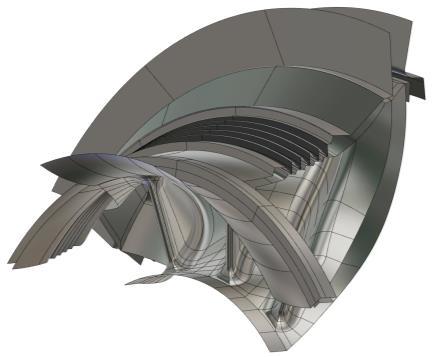 turbulence SST k-ω. 3.1 Vliv některých geometrických prvků na proudová pole Poměrně velký rozsah projektu byl věnován vlivu geometrických úprav na proudová pole.