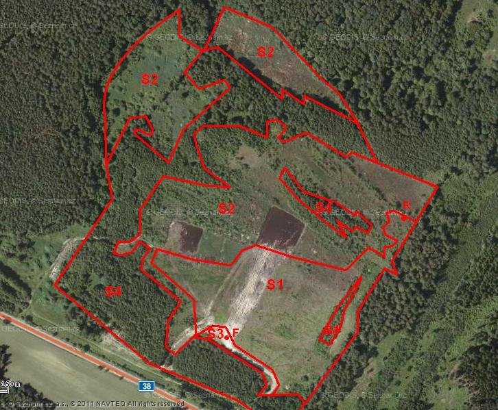 List of localities (Figs 1 a 2) S1: Shnilé louky, extracted rich fen and peat meadow, with only light growth of reed, between N50 36'0" E014 36'6", N50 35'54" E014 36'17", N50 36'02" E014 36'24",