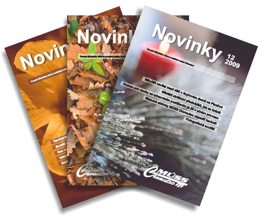 Ostatní aktivity Časopis Novinky I v roce 2010 MÚSS Chomutov vydával vlastní časopis nazvaný Novinky.