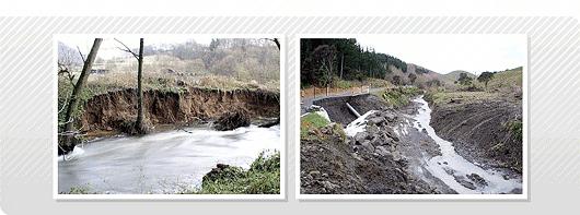 Rozrušená zemina je následně přemísťována a ukládána v nejrůznějších drenážních systémech (propustky, povrchové drény). Na jejíž údržbu jsou následně vynakládány nemalé finanční prostředky.