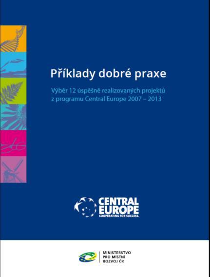 eu Publikace Central Europe 2007-2013: Projekty v programu