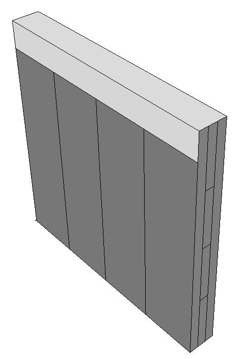 boční hrany (b2) pro průběžné napojení panelu DEKPANEL D 81