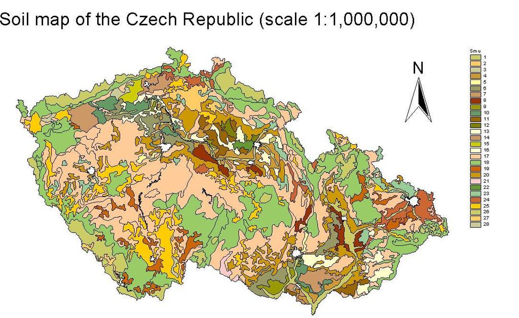 Mapa půdních