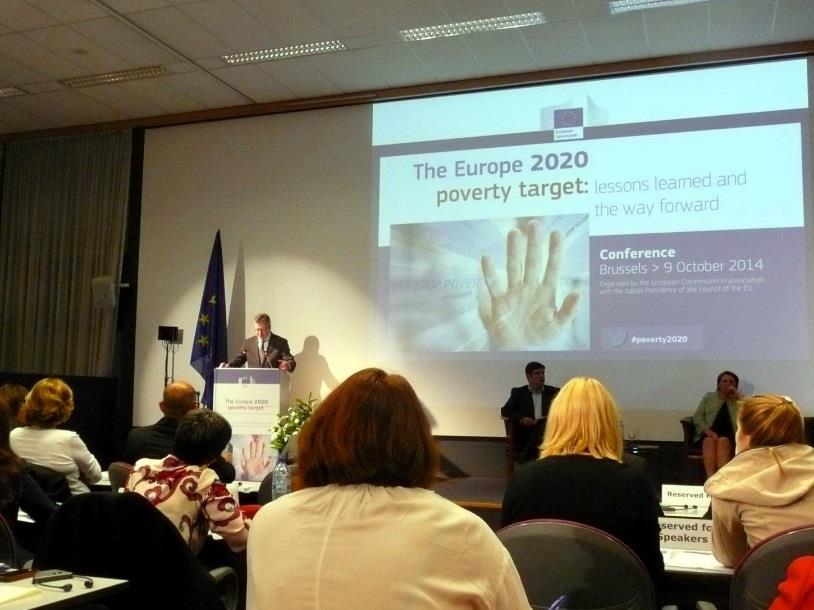 Zahájení konference na téma redukce chudoby v EU do roku 2020 15. 10.