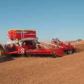 TERRASEM FERTILIZER secí stroj s přihnojováním Secí stroj umožňuje současné dávkování a ukládání osiva i umělého hnojiva.