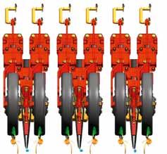 Nastavitelná hloubka uložení hnojiva pro vhodnou pozici pro osivo. Nenáročná údržba. Řadu secích strojů TERRASEM nyní doplňujeme o další model: TERRASEM C8 FERTILIZER.