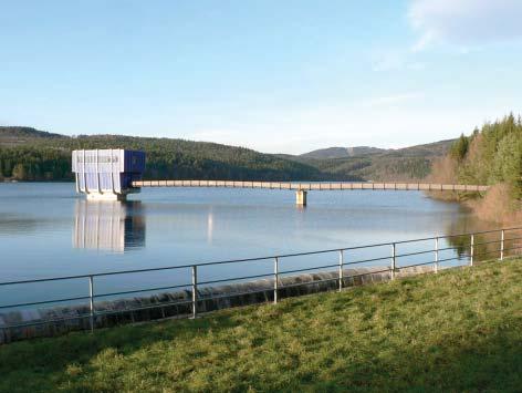 Tlusta Hora; 10 Access footbridge of water reservoir