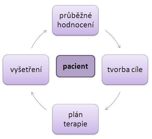 Popis postiţení (přehledně, srozumitelně) Hodnocení klinické změny Predikce (Kalita aj.