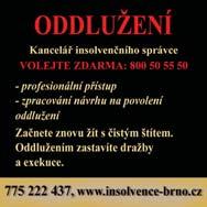 PÁTEK - NEDĚLE 6. LEDEN 2017 ROČNÍK XXVII ČÍSLO 6023 20 Kč Nabízím na výměnu obecní byt 1+kk, 30m2 na ulici Jamborova v Brně. Byt je po kompletní rekonstrci. Nájem činí 2 000 Kč (+ 2 400 Kč energie).