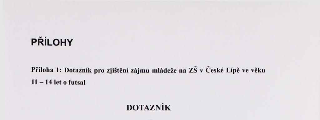 Být u vzniku prvního mládežnického futsalového týmu v celém regionu.